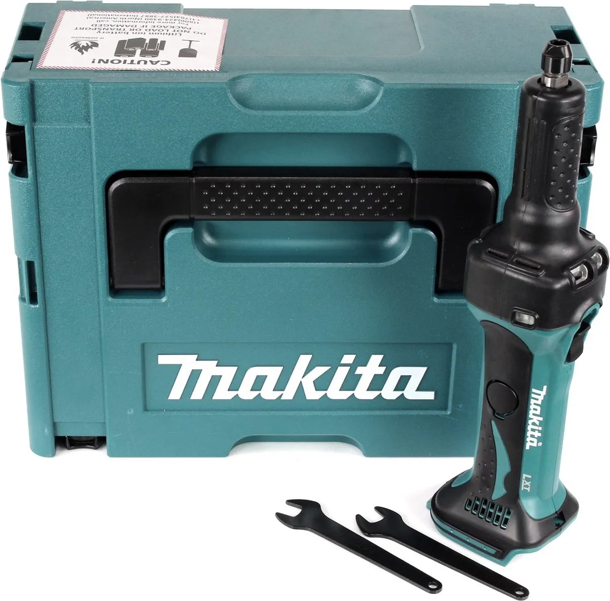 Makita BGD800ZJ Akku-Geradschleifer - Blauw/Zwart - afbeelding 6 van 6