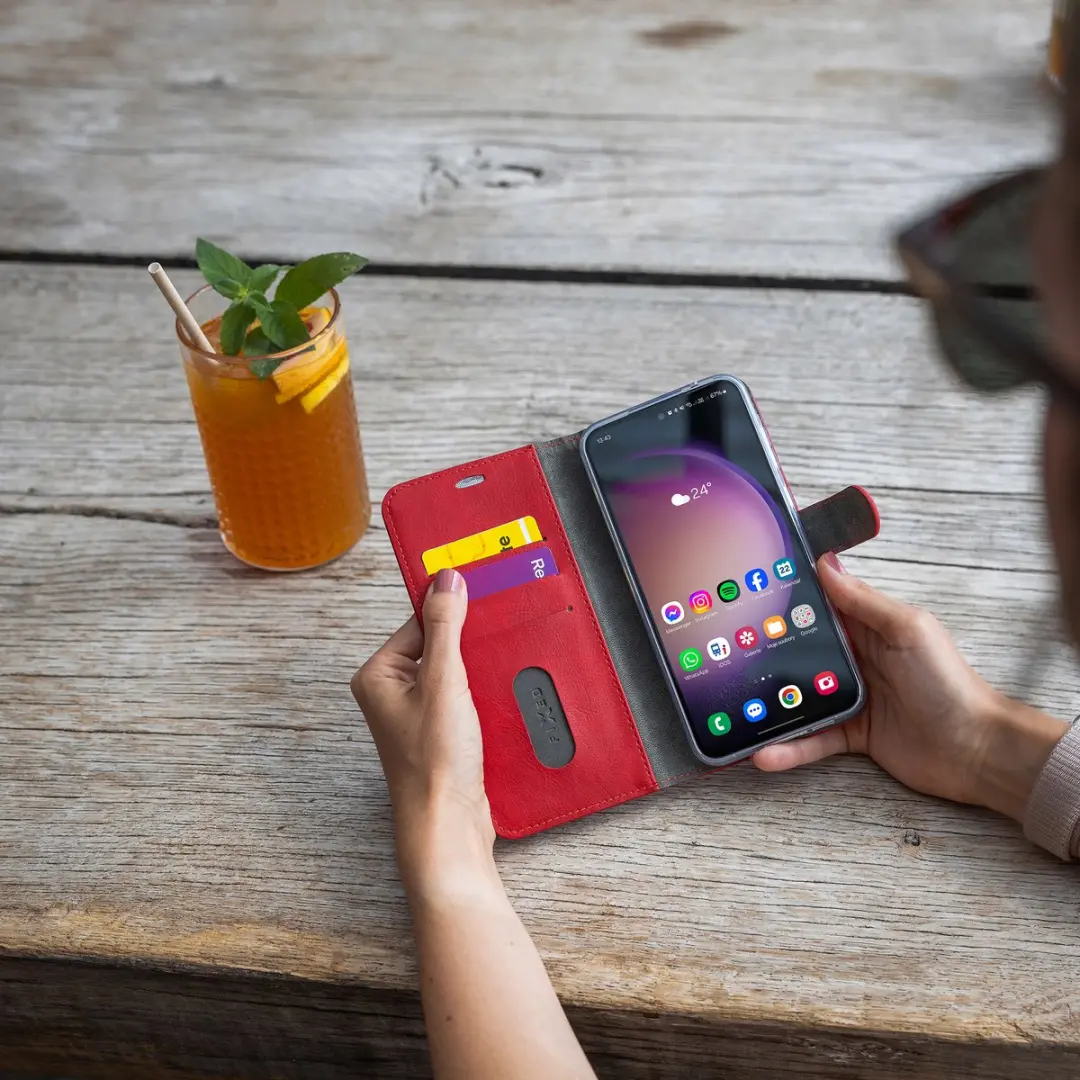 Fixed Opus Flip Cover Samsung Galaxy A37 5G - Rood - FIXOP3-1702-RD