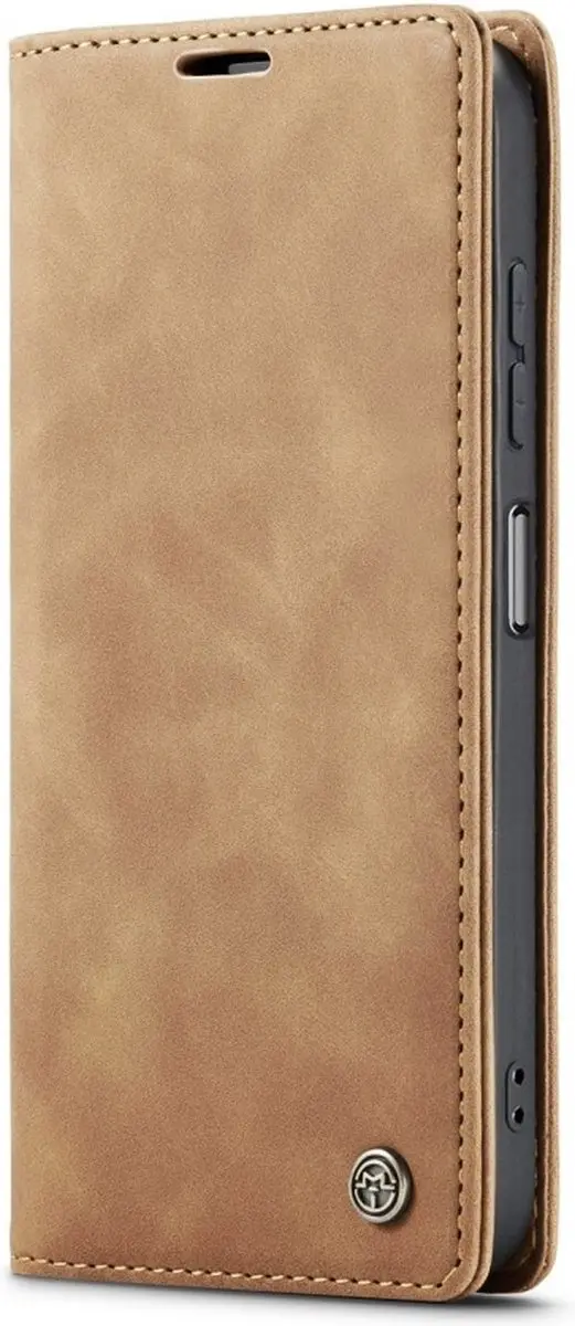 Caseme 013 Book Case Samsung Galaxy A26 Hoesje - 2 Pasjes - Bruin