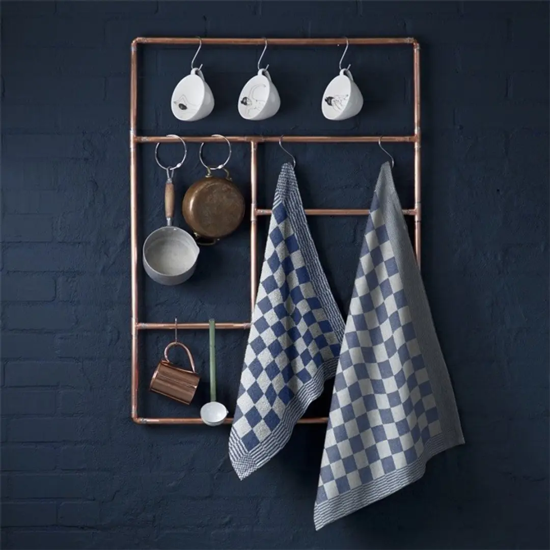 DDDDD Keukendoek Barbeque - Blauw - 6 Stuks 50x55cm
