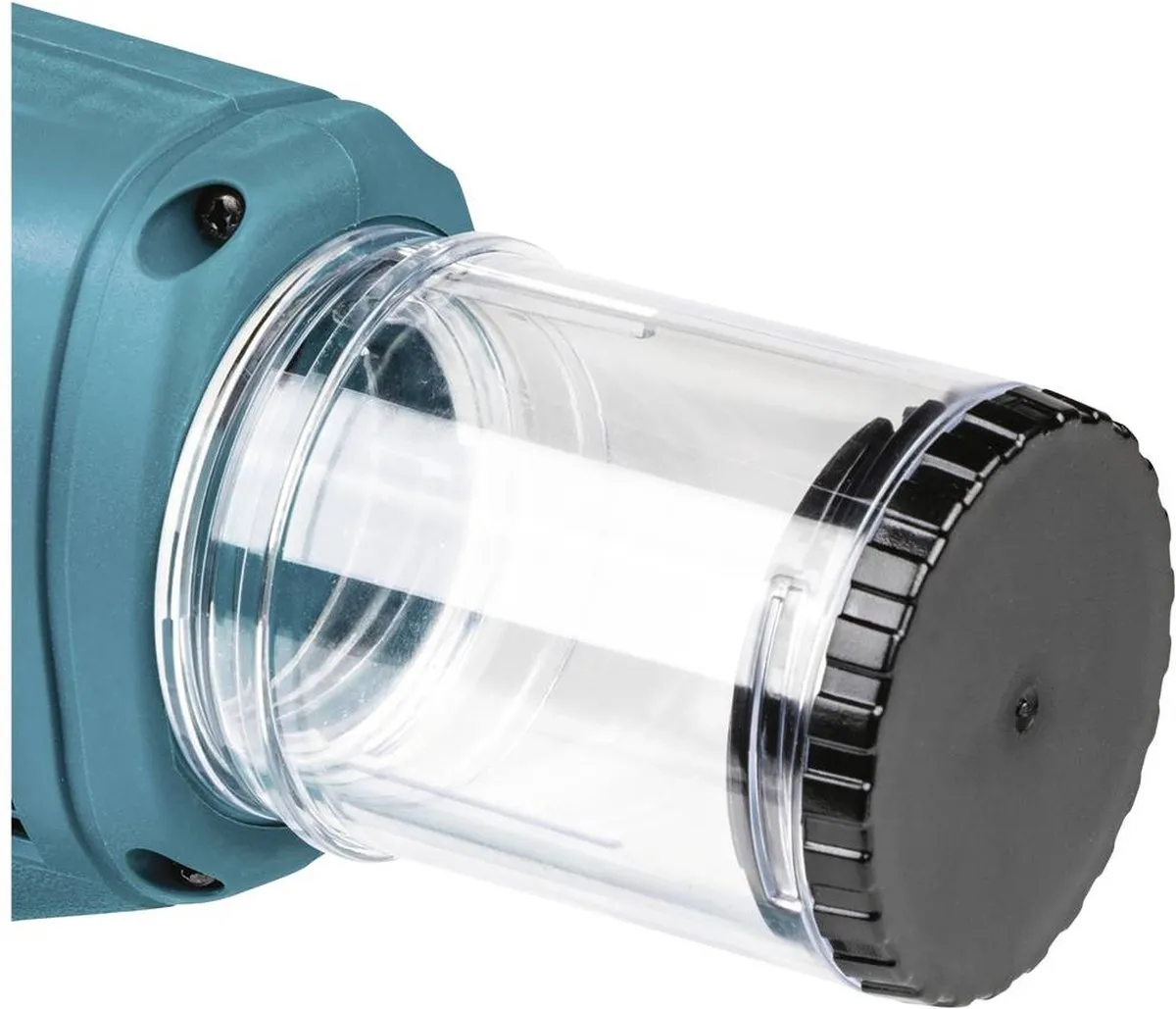 Makita DRV250Z Accu-popnagelpistool 18V - Zwart/Turquoise - afbeelding 6 van 6