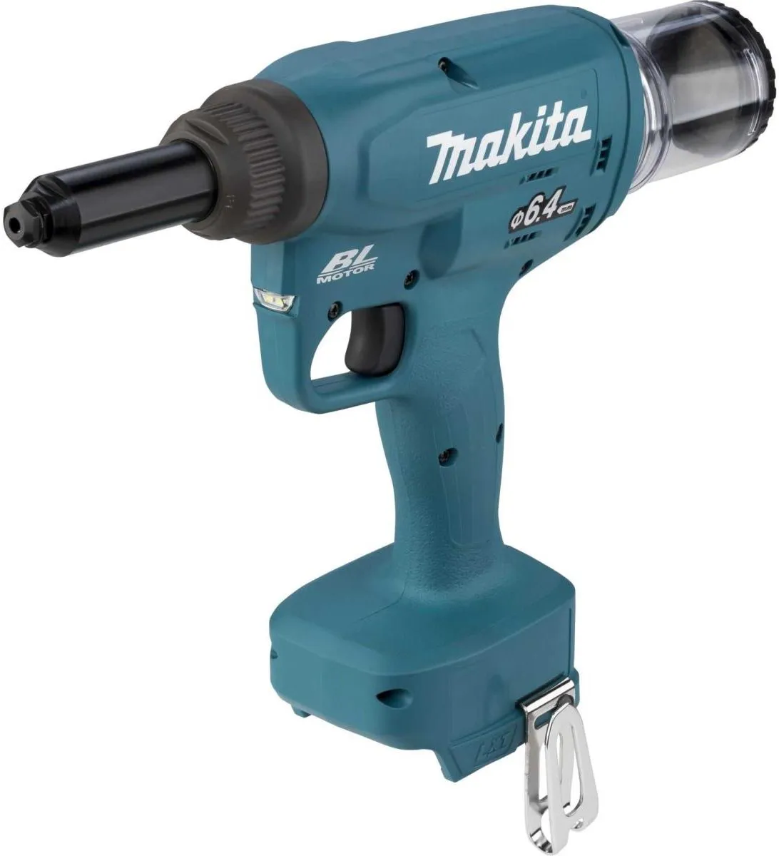 Makita DRV250Z Accu-popnagelpistool 18V - Zwart/Turquoise