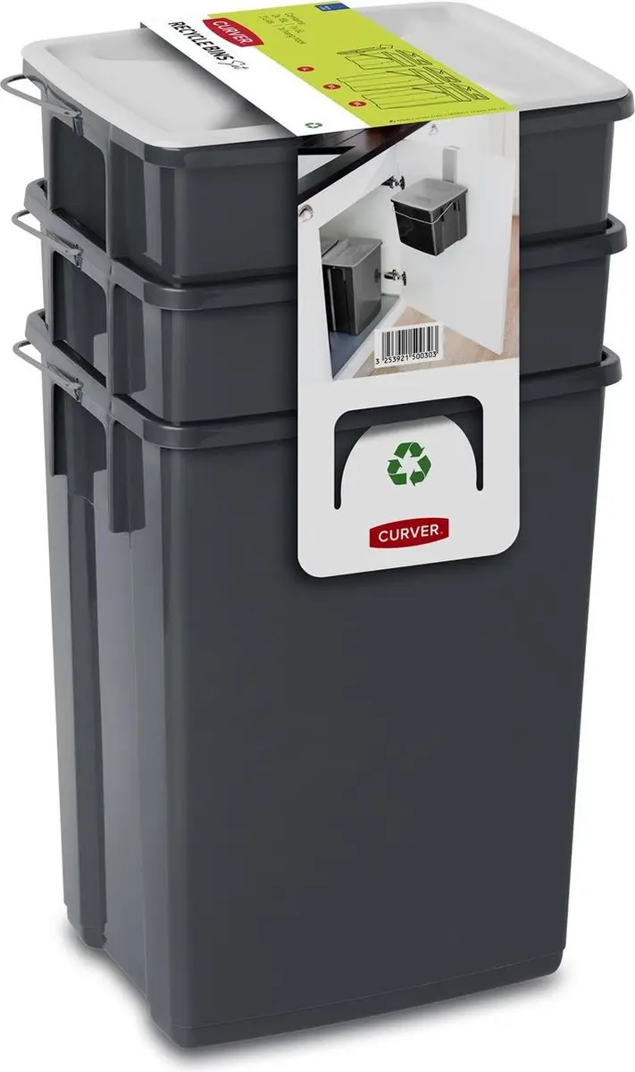 Curver Prullenbak Set 26L