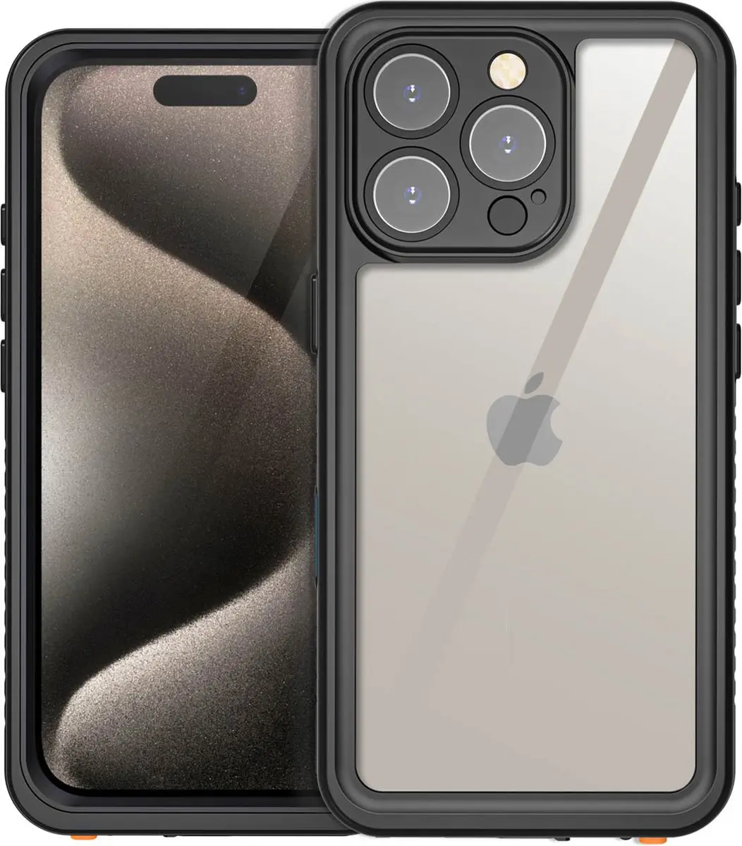 Redpepper Dot Plus Waterproof Backcover iPhone 16 Pro Max SH00075962 - Zwart