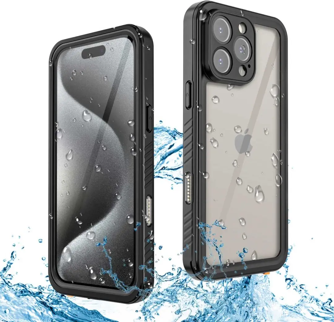 Redpepper Dot Plus Waterproof Backcover iPhone 16 Pro Max SH00075962 - Zwart