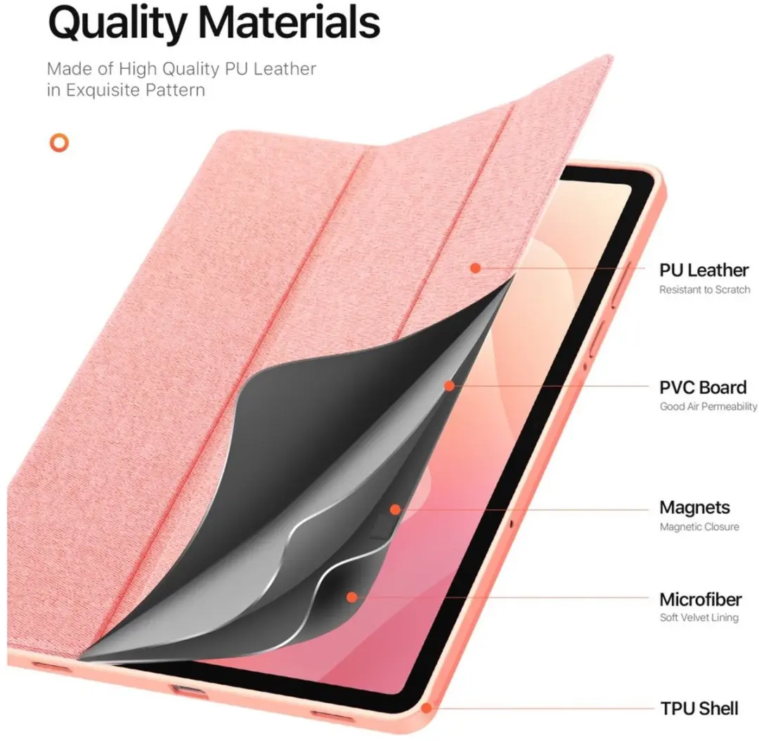 Dux Ducis Domo Tablethoes Samsung Galaxy Tab S11 - Tri-Fold - Roze