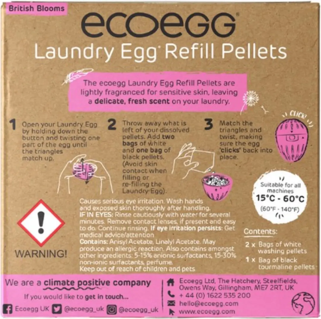 Eco Egg Navulling Lentebloesem 50 Wasbeurten
