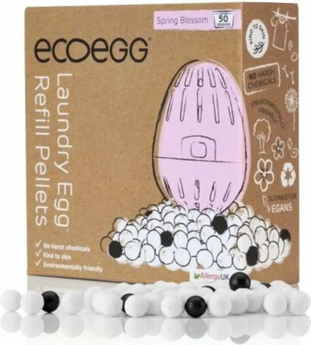 Eco Egg Navulling Lentebloesem 50 Wasbeurten
