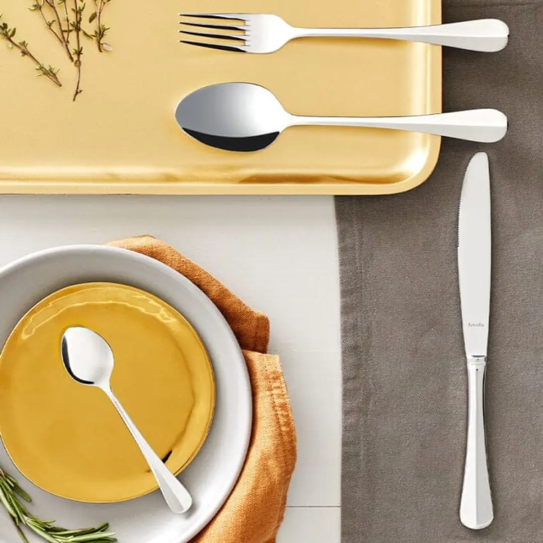 Amefa Baguette Koffielepels 6-delig - Zilver
