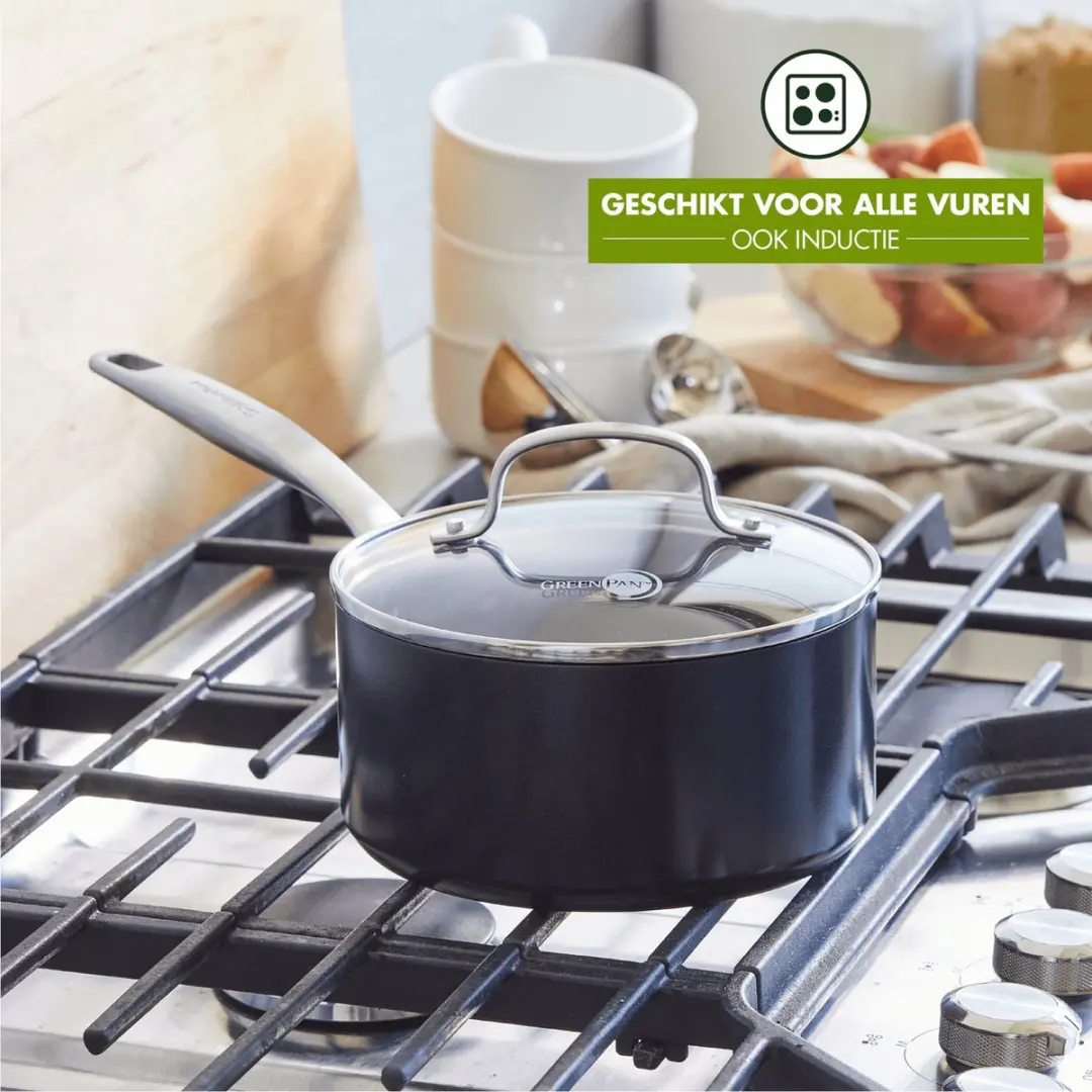 GreenPan Copenhagen Kookpot 20cm - 3.1L - Zwart