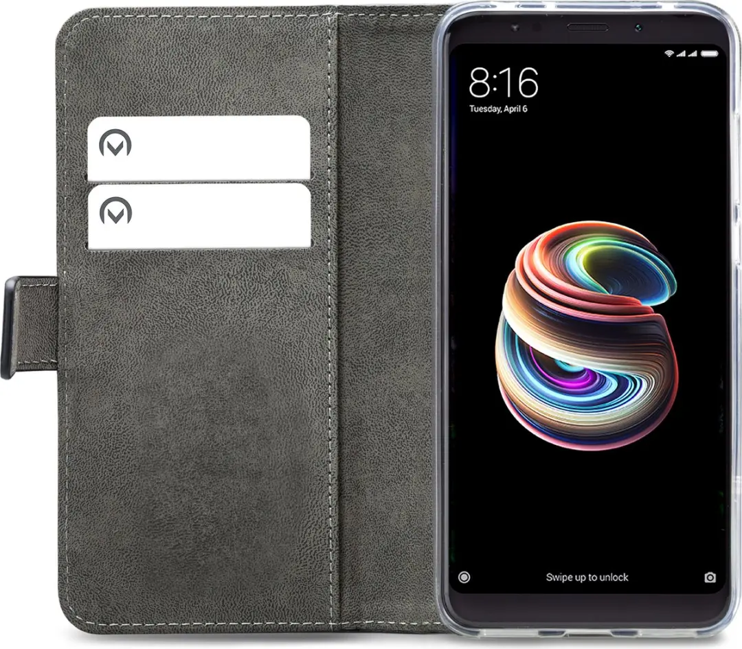 Mobilize Classic Gelly Wallet Bookcase Xiaomi Redmi 5 Plus - Zwart