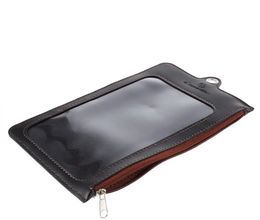 Caseme Lederen Touch Pouch Hoesje - Zwart