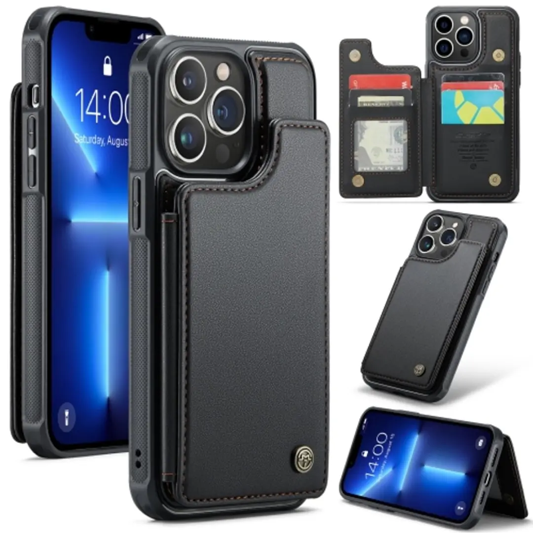 Caseme Portemonnee Backcover iPhone 15 Pro