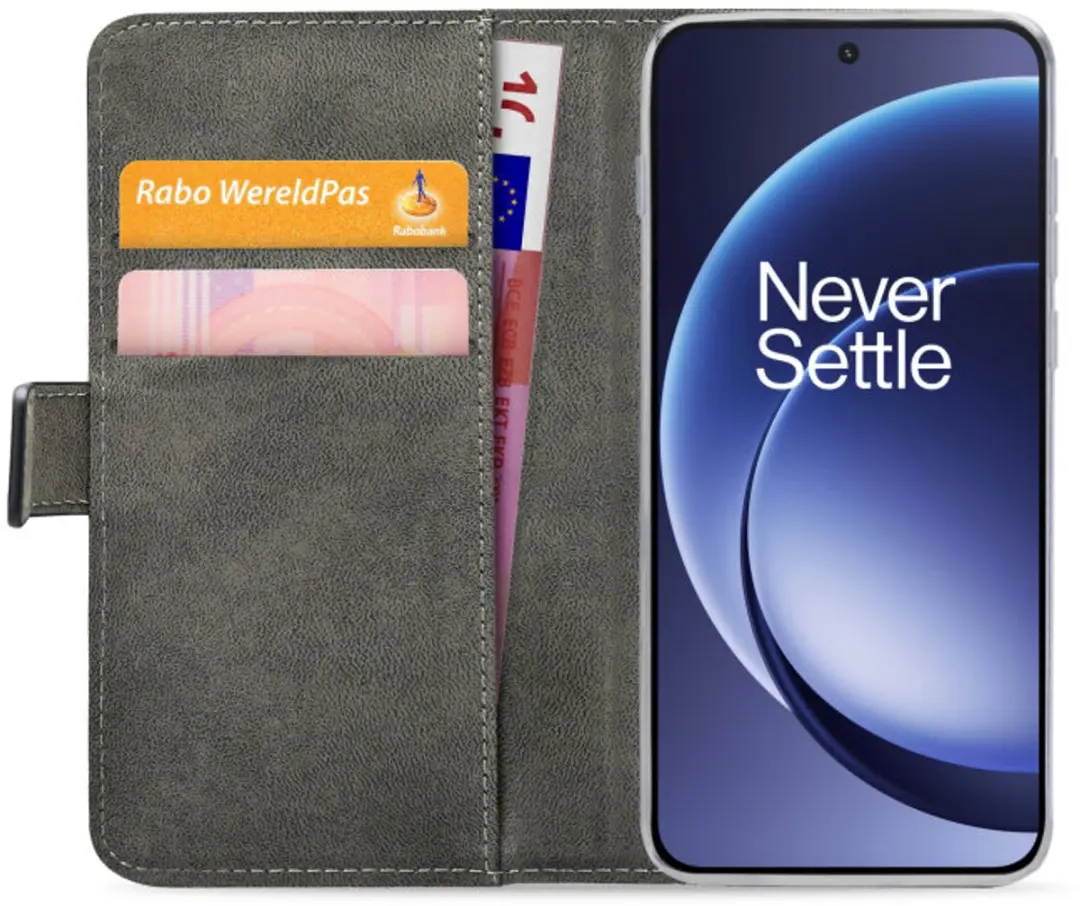 Mobilize Classic Gelly Wallet Book Case OnePlus 15R - 2 Pasjes - Zwart