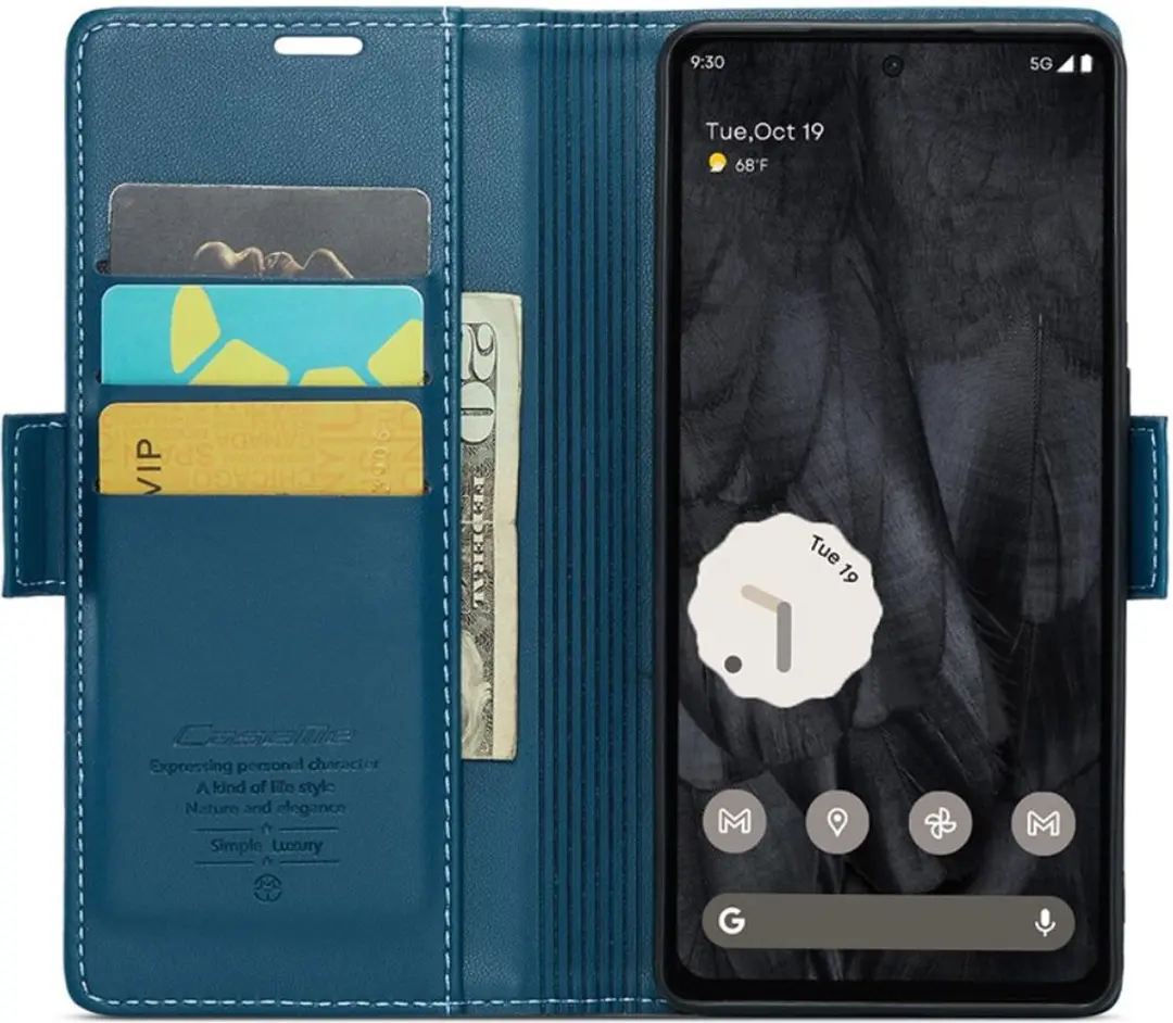 Caseme 023 Google Pixel 8 Pro Book Case - Blauw - afbeelding 6 van 6