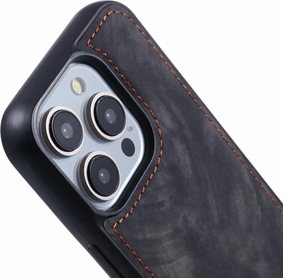 Caseme iPhone 15 Pro Max Backcover - 8 Pasjes - Zwart