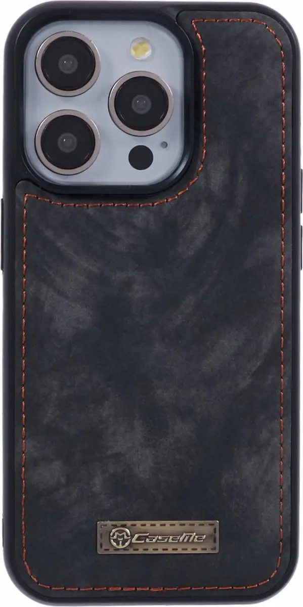 Caseme iPhone 15 Pro Max Backcover - 8 Pasjes - Zwart