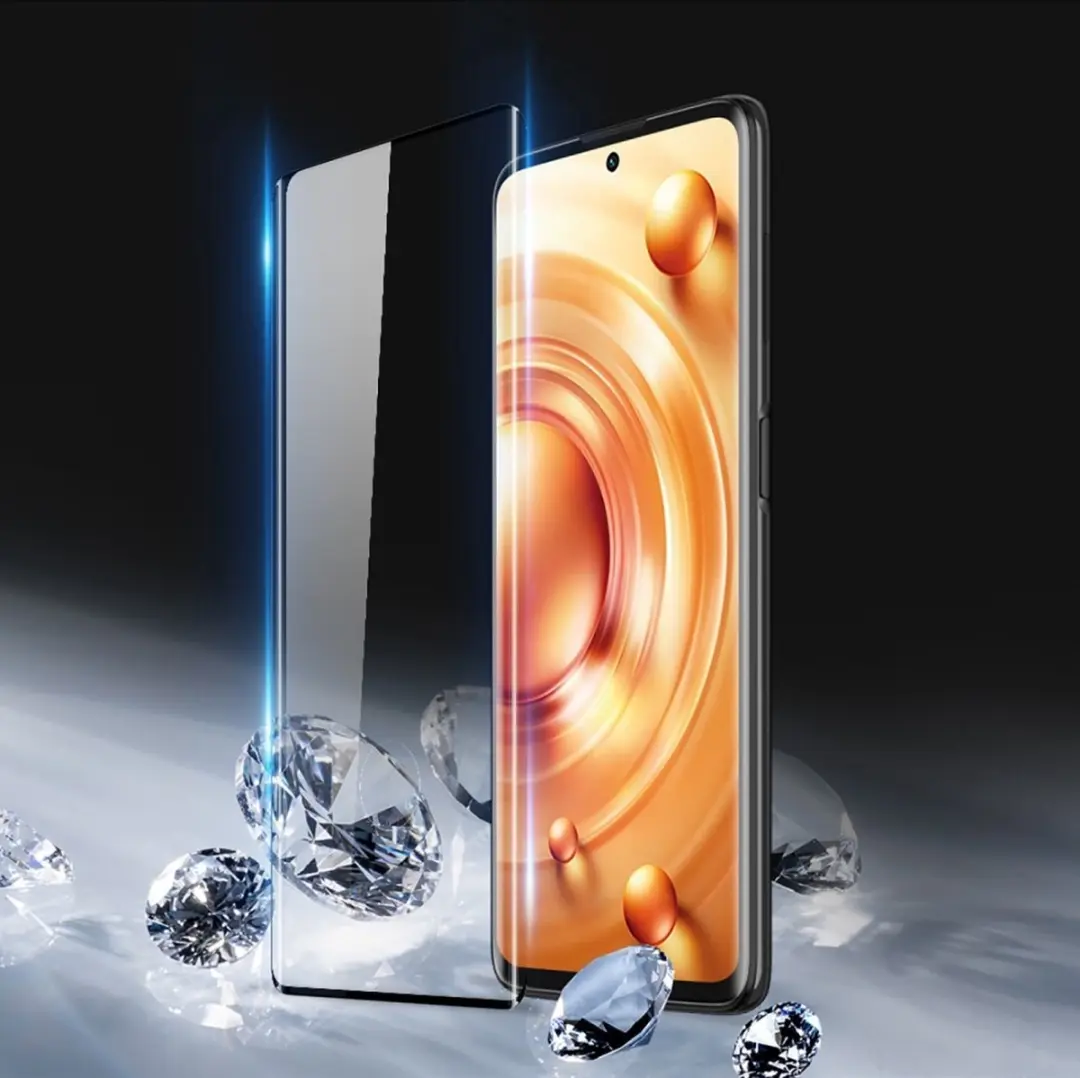 Dux Ducis Screen Protector Xiaomi 12 Lite - Full-Cover Tempered Glass - Zwart - afbeelding 6 van 6