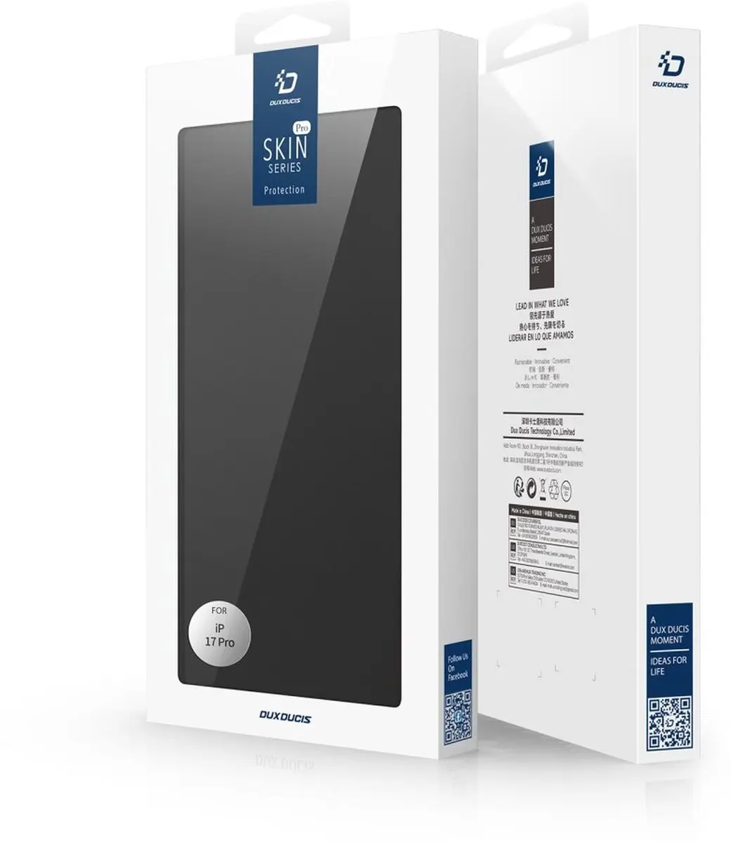 Dux Ducis Skin Pro Case iPhone 17 Pro - Zwart - MPN 6971824153217