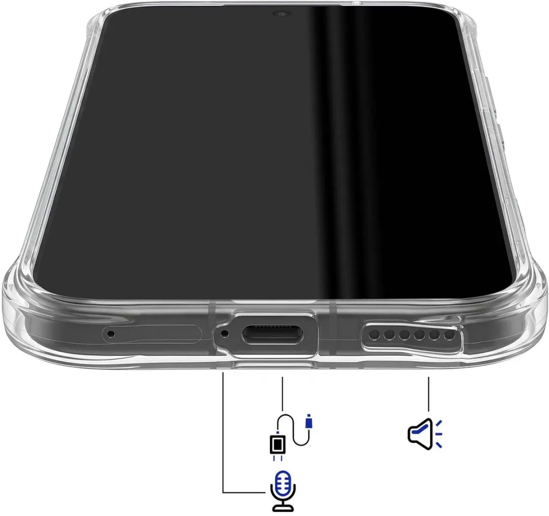 Imak Hoesje Honor 600 Schokbestendig Magnetisch - Transparant BACK-IMAK-MS-H600R