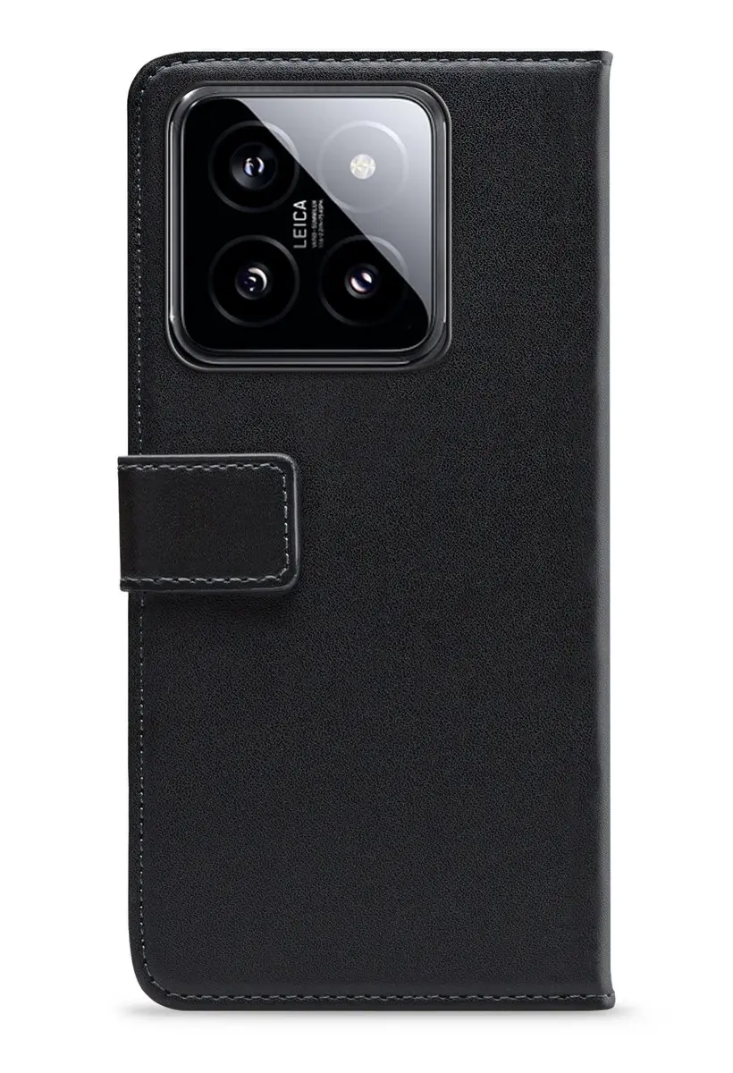 Mobilize Classic Gelly Wallet Bookcase Xiaomi 14 - Pasjeshouder Zwart