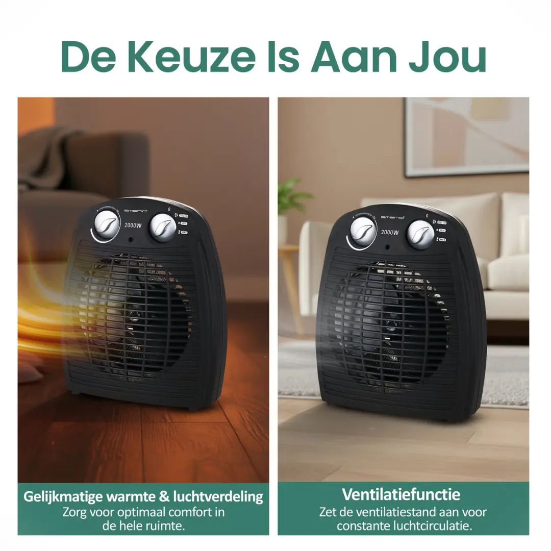 Emerio FH-106737.2 Ventilator Kachel 2000W - Zwart