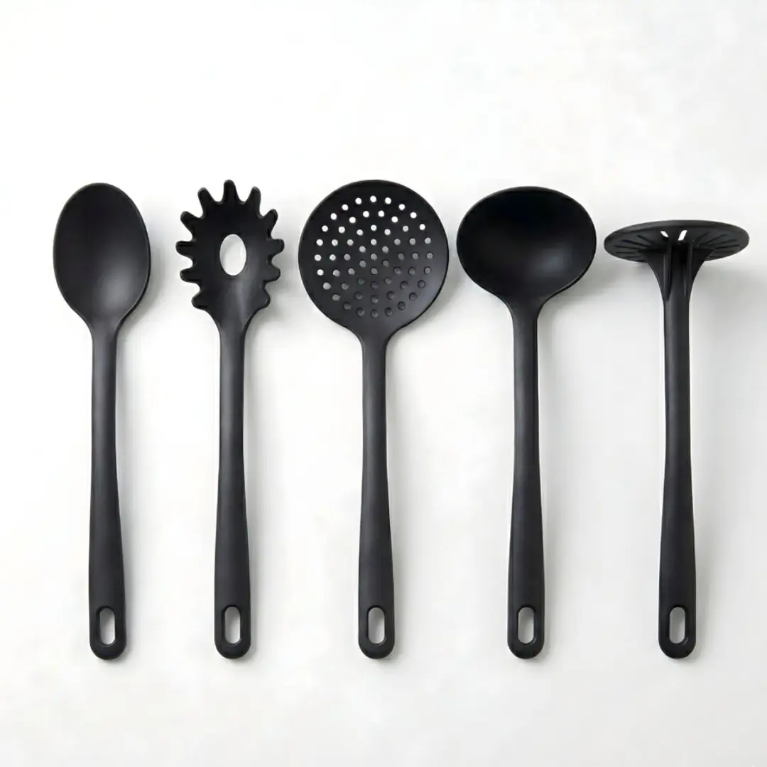Metaltex Tecna Line Keukengerei Set 5-delig - Zwart - afbeelding 6 van 6