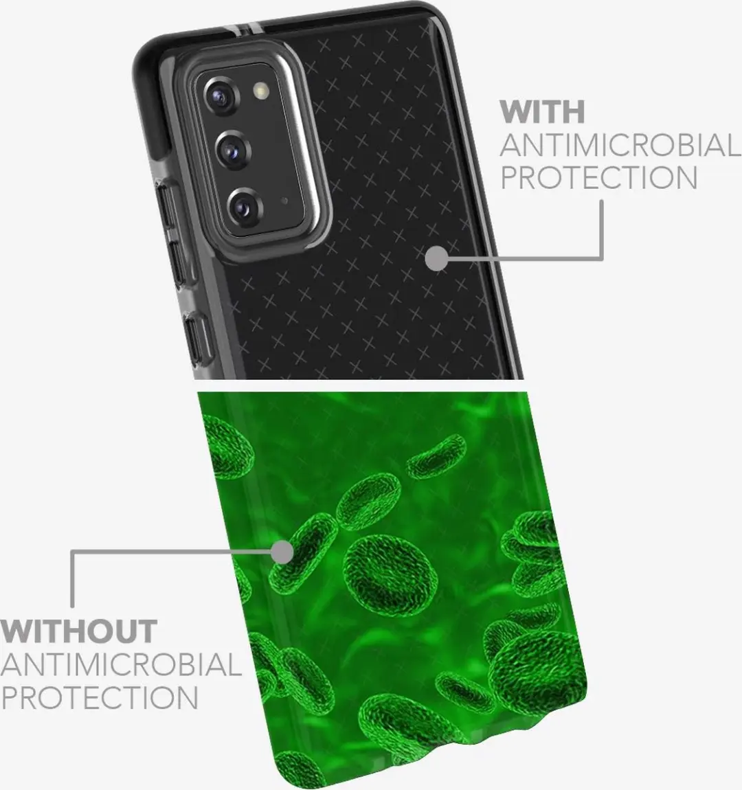 Tech21 Evo Check Back Cover Samsung Galaxy Note20 Ultra - Zwart