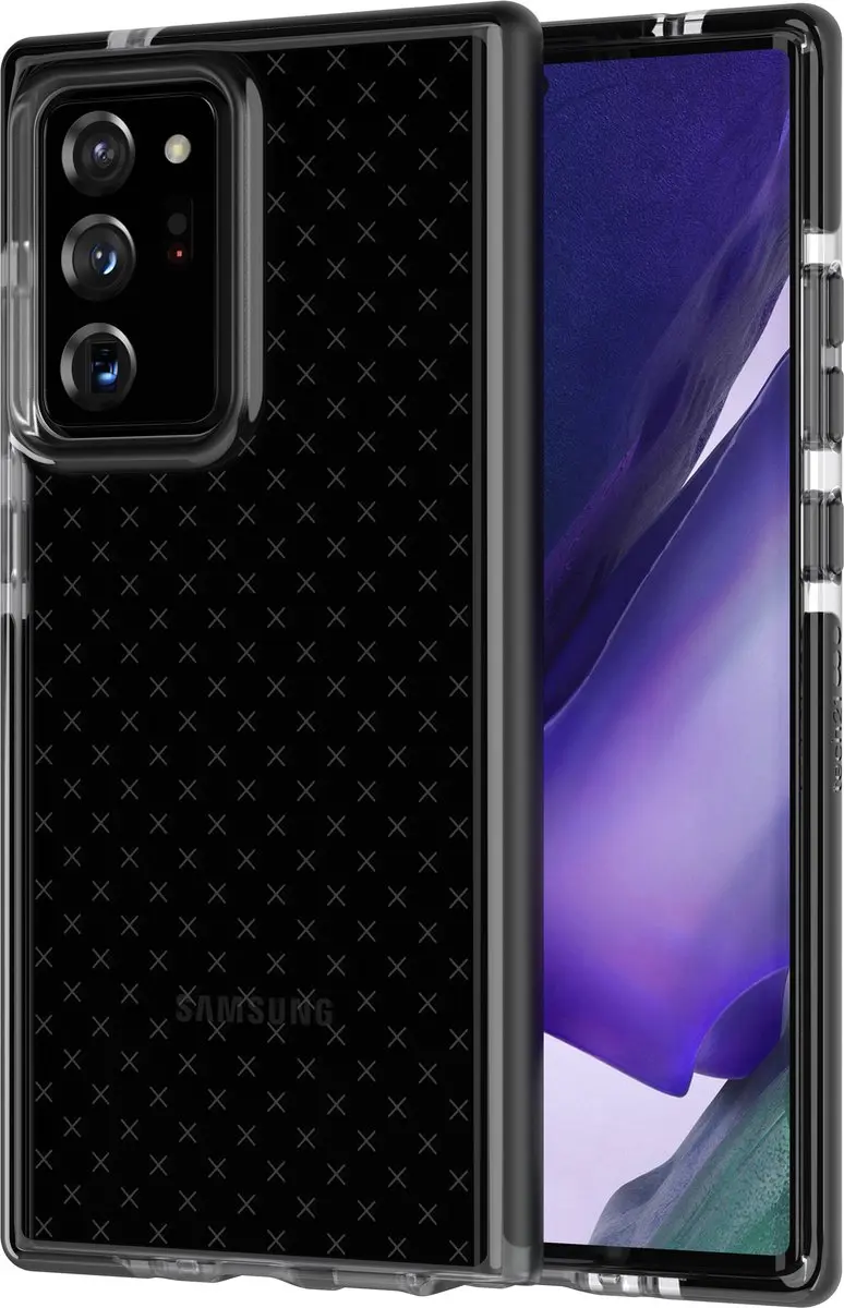 Tech21 Evo Check Back Cover Samsung Galaxy Note20 Ultra - Zwart - afbeelding 6 van 6