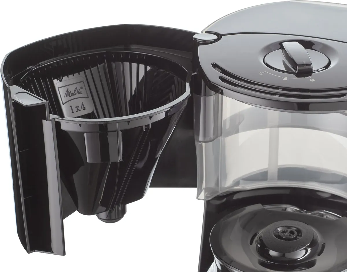 Melitta 1017-11 Elektrisch Koffiezetapparaat 1,25L - 10 Kopjes - Zwart - afbeelding 6 van 6