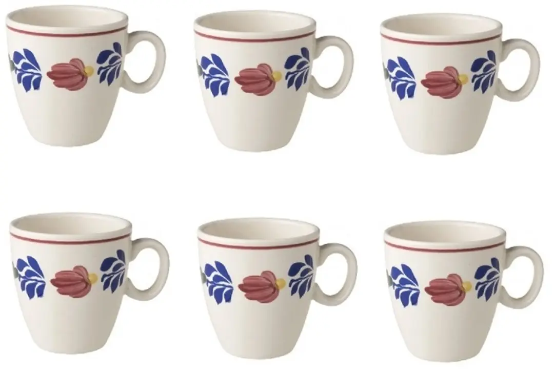 Royal Boch Boerenbont Minimok Pompei 0,23L - 6 Stuks