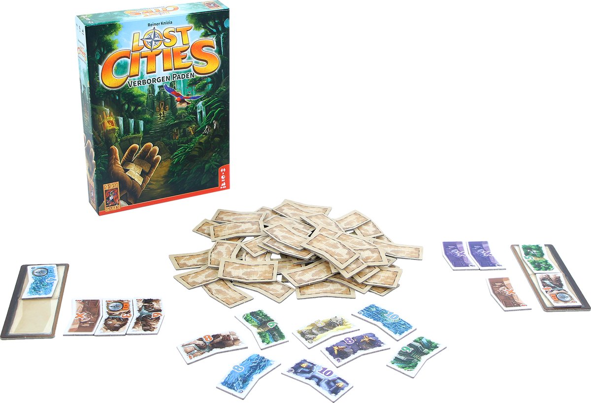 999 Games - Lost Cities: Verborgen Paden - Spannend Tweepersoonsspel -