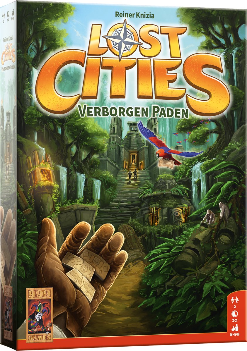 999 Games - Lost Cities: Verborgen Paden - Spannend Tweepersoonsspel -