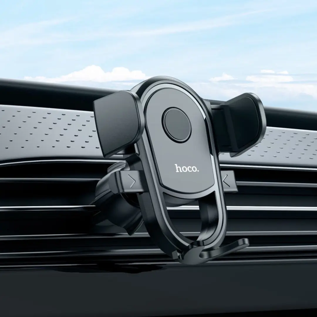 Hoco H6 Telefoonhouder Auto Ventilatie - Zwart