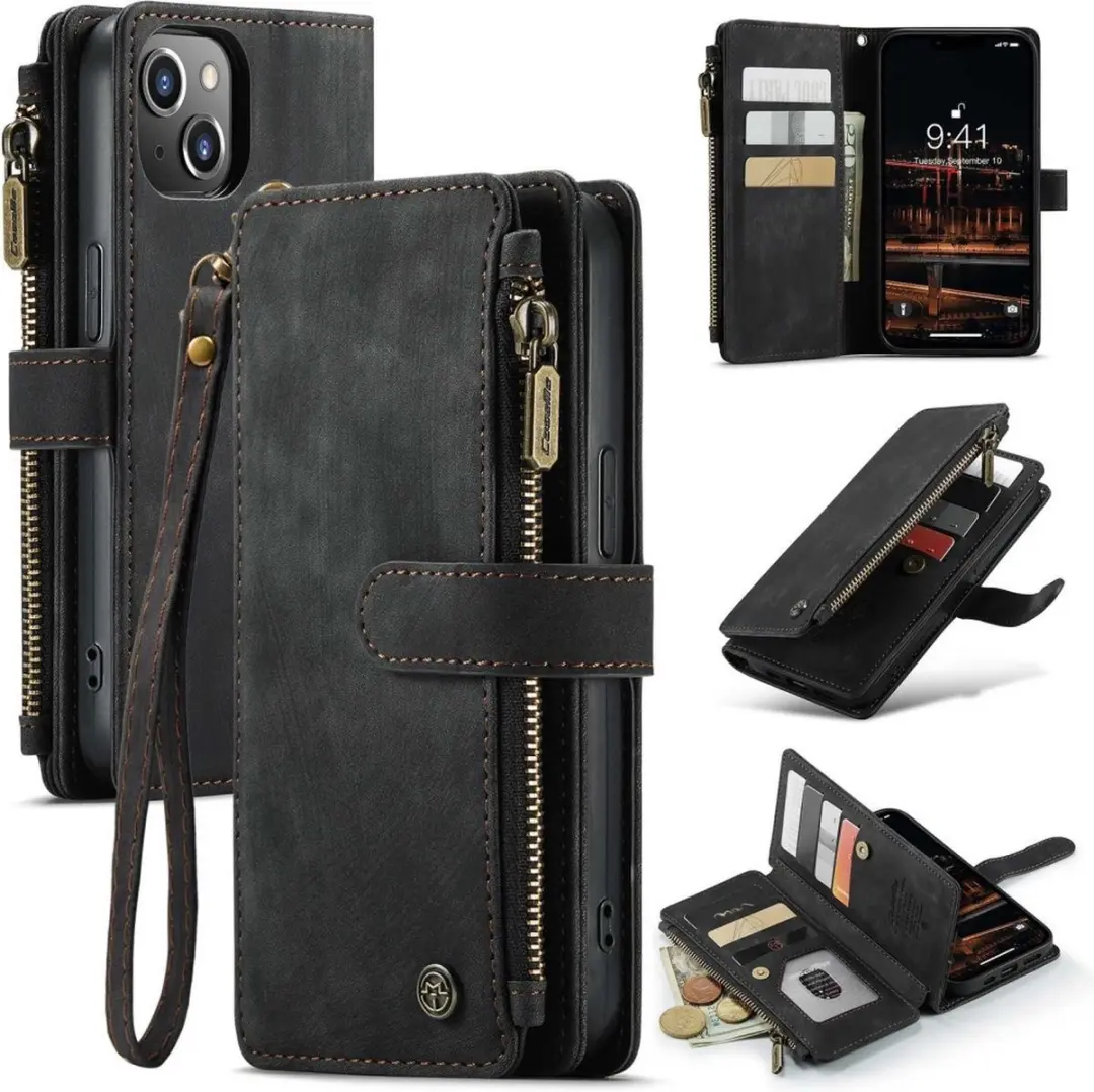 Caseme Vintage 2-in-1 Portemonneehoes iPhone 14 Plus
