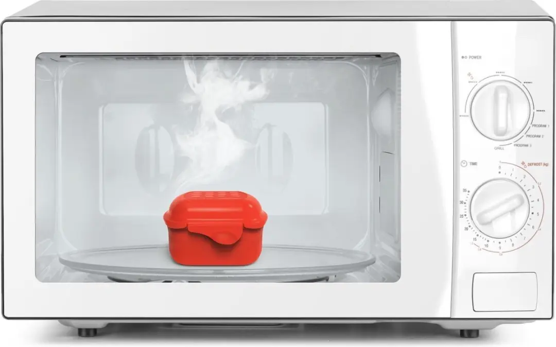 Rotho Memory Magnetron Eierkoker 0,45L - Papaja Rood - afbeelding 6 van 6