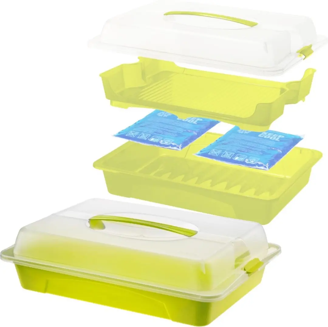 Rotho Fresh Partybutler Serveertray 43,5x11x29,5cm - Wit/Transparant - afbeelding 6 van 6