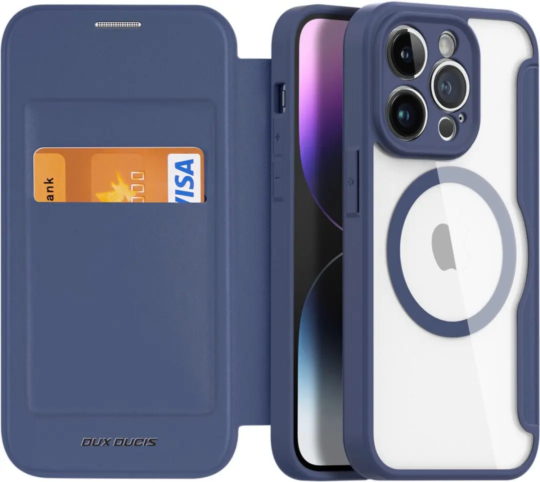 Dux Ducis iPhone 13 Pro Max Hoesje - Blauw - MagSafe