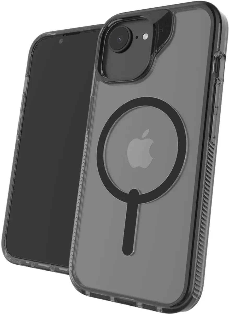 ZAGG Santa Cruz Snap Hoesje iPhone 17e/16e/15/14/13 - MagSafe - Transparant Zwart