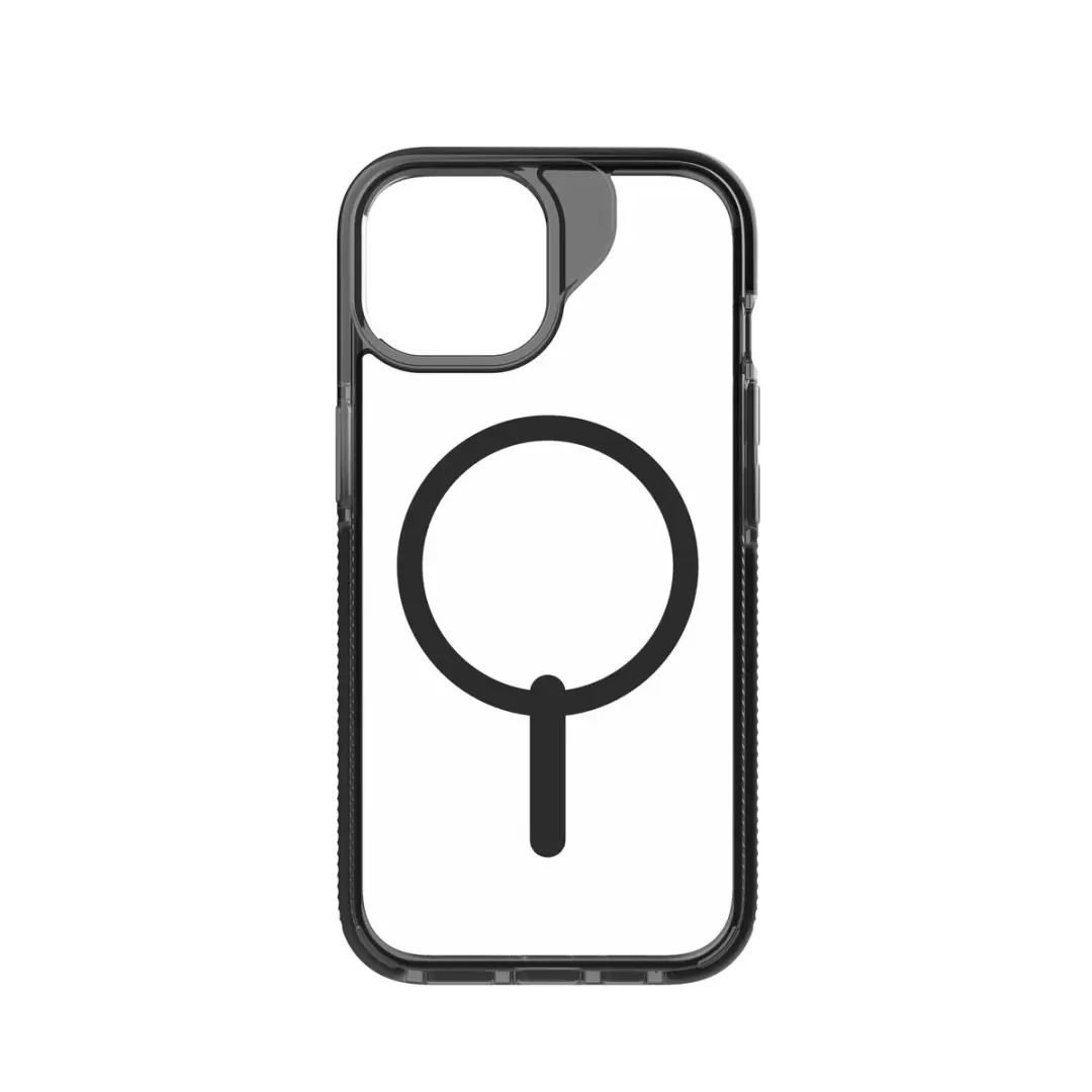 ZAGG Santa Cruz Snap Hoesje iPhone 17e/16e/15/14/13 - MagSafe - Transparant Zwart - afbeelding 6 van 6