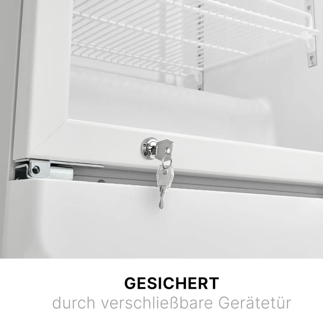 Bomann KSG 7351 Glasdeurkoelkast 347L - Wit