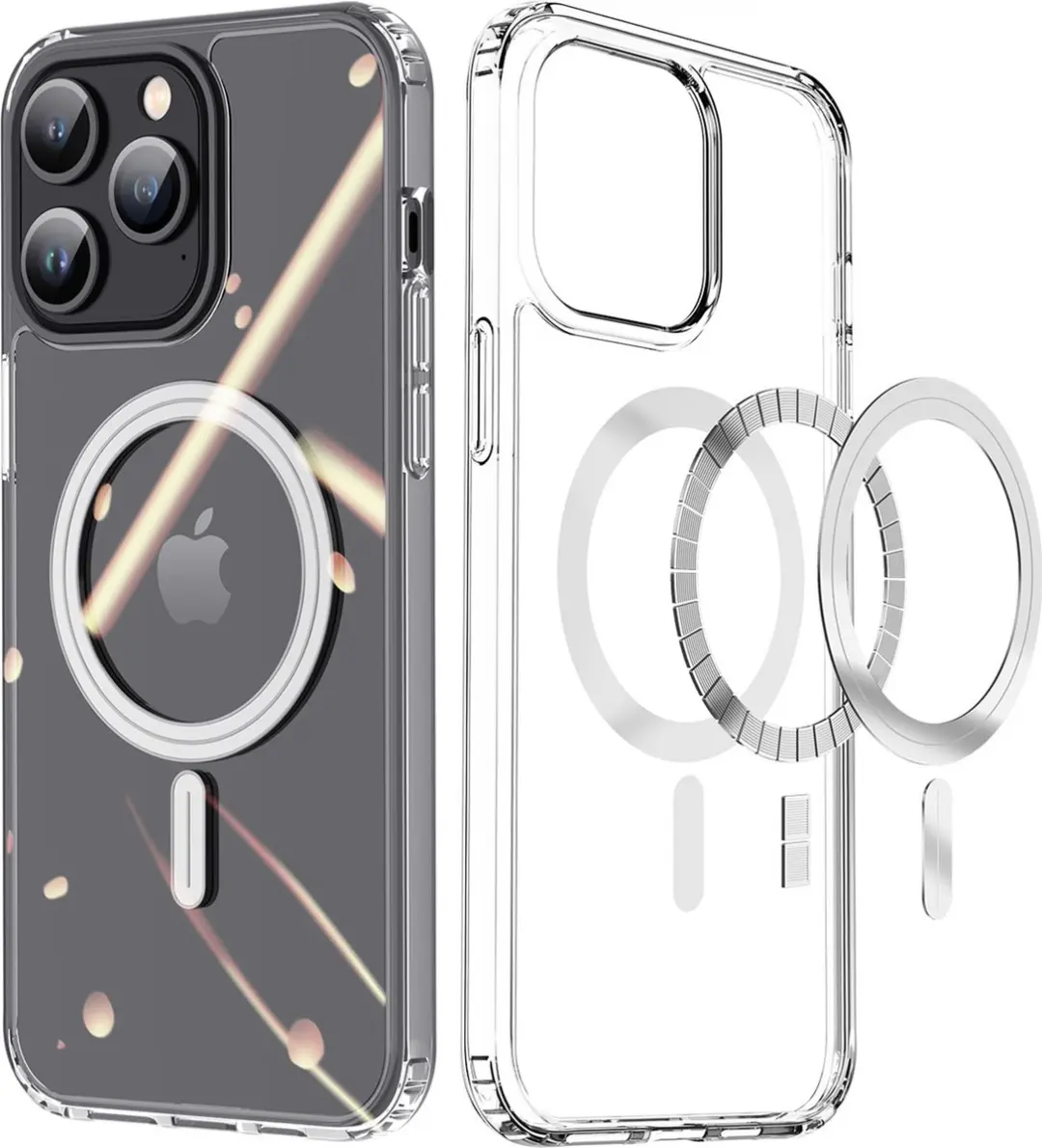 Dux Ducis Clin Mag Series iPhone 15 Pro Max Hoesje - Transparant
