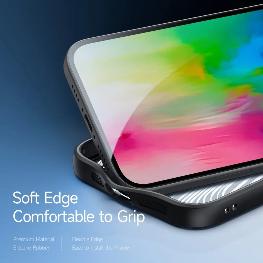 Dux Ducis Aimo iPhone 16 Hoesje - Magnetisch - Zwart - 8720791564490
