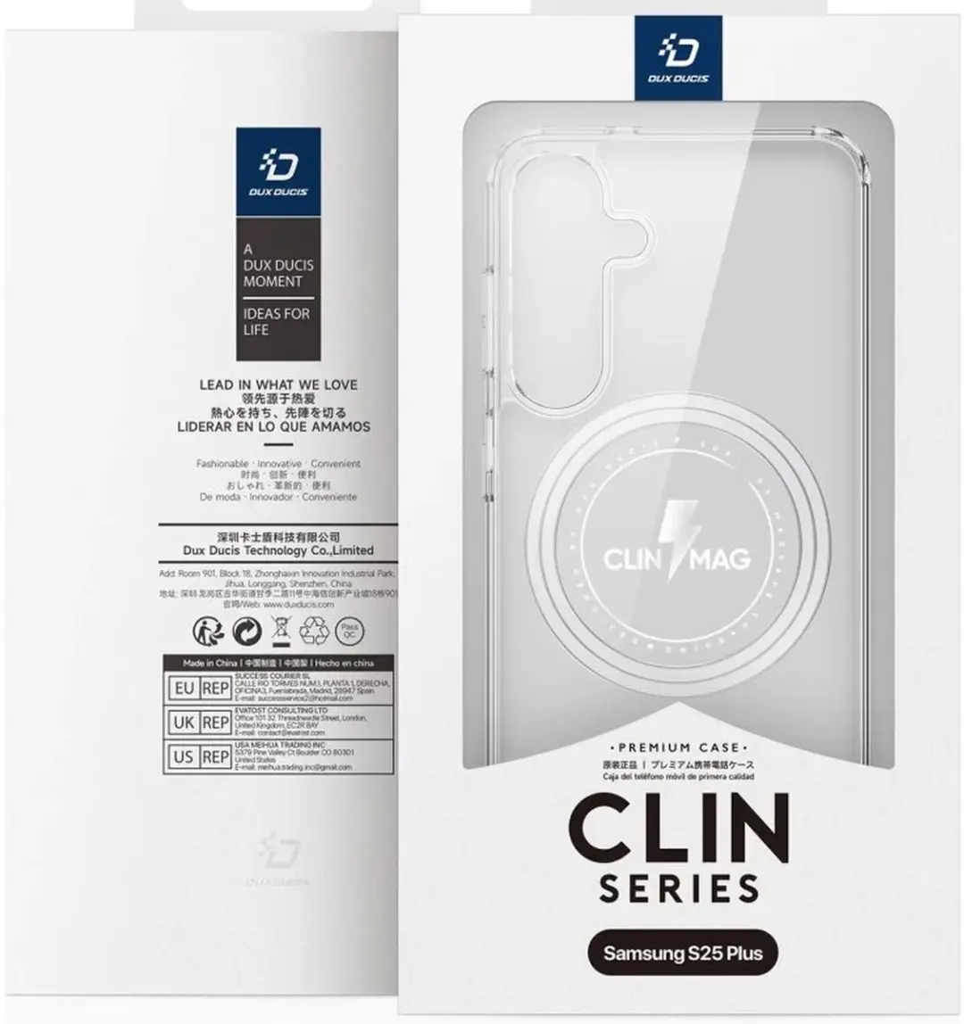Dux Ducis Clin Mag Series Telefoonhoesje - Samsung Galaxy S25 Plus - Transparant - afbeelding 6 van 6