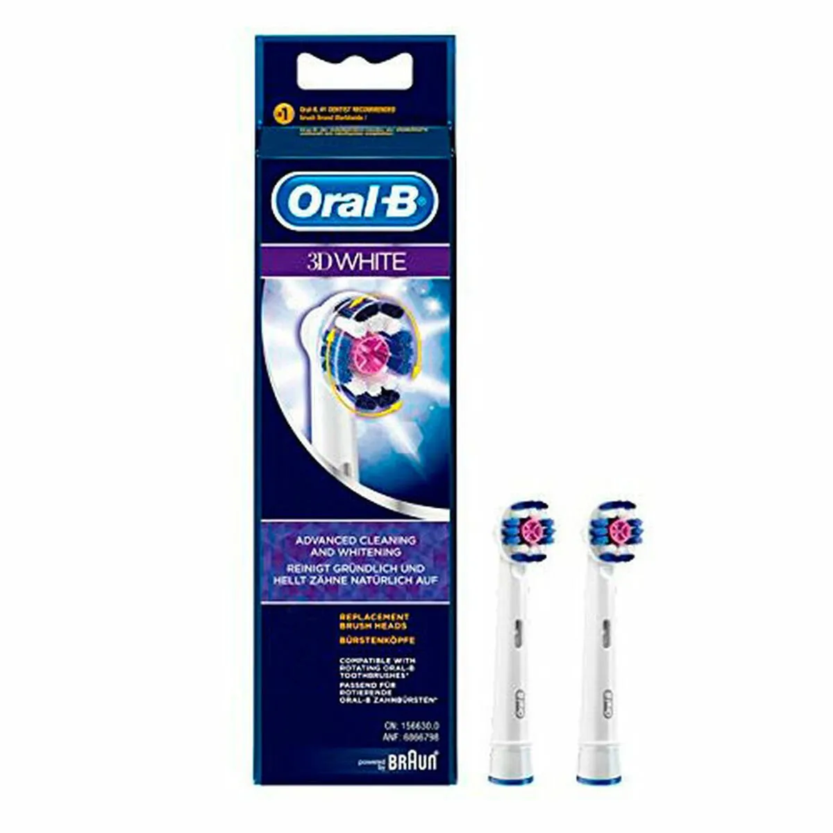 Oral-B 3D White Opzetborstels EB18RB-2 - 2 Stuks