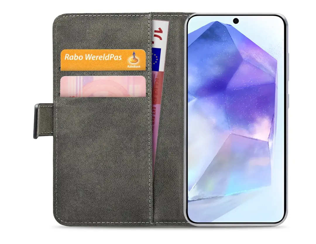 Mobilize Classic Gelly Wallet Bookcase Samsung Galaxy A55 - Zwart
