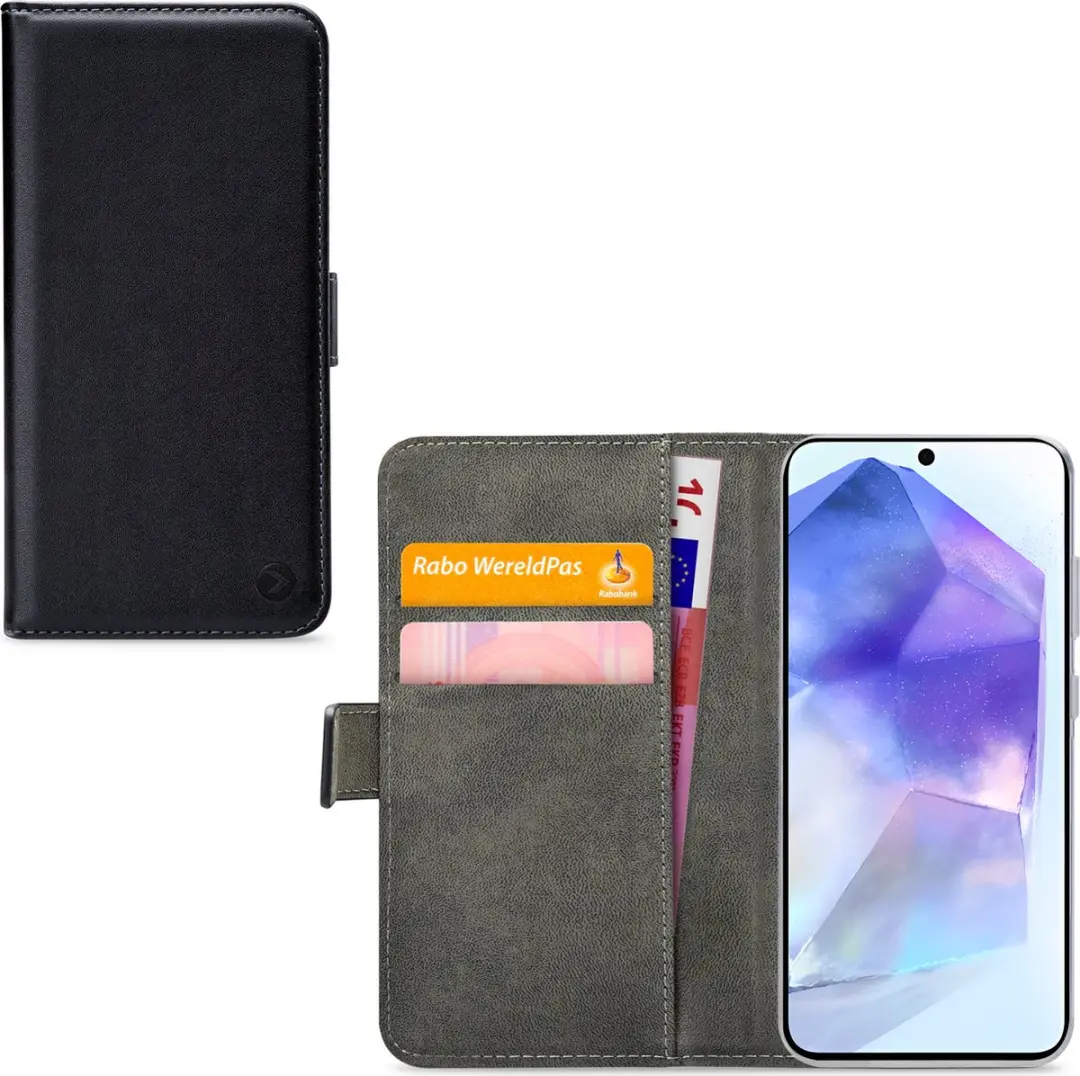 Mobilize Classic Gelly Wallet Bookcase Samsung Galaxy A55 - Zwart