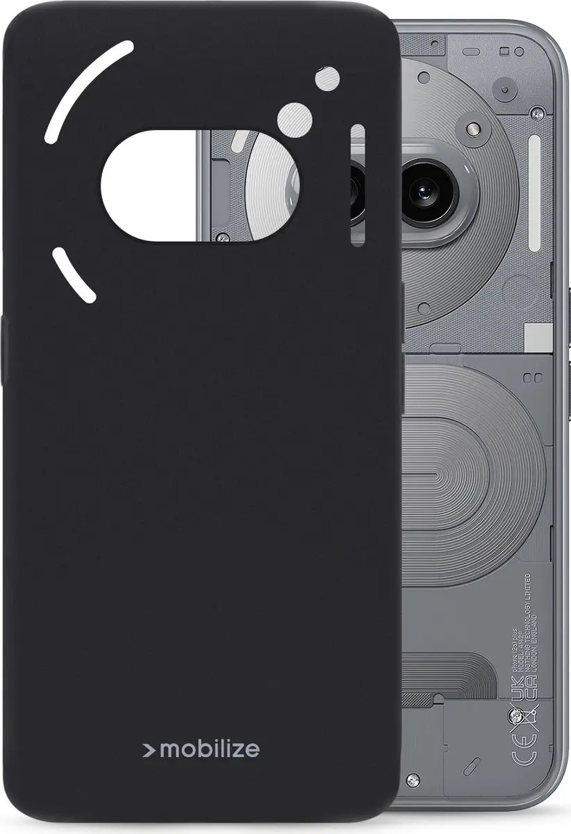 Mobilize Rubber Gelly Backcover MOB-RGCMB-PHONE2APLUS - Zwart