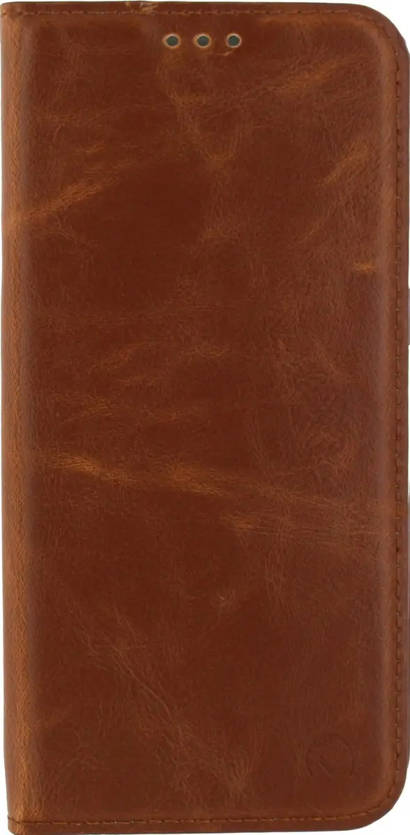 Mobilize Premium Gelly Bookcase iPhone X Hoesje - 3 Pasjes - Bruin