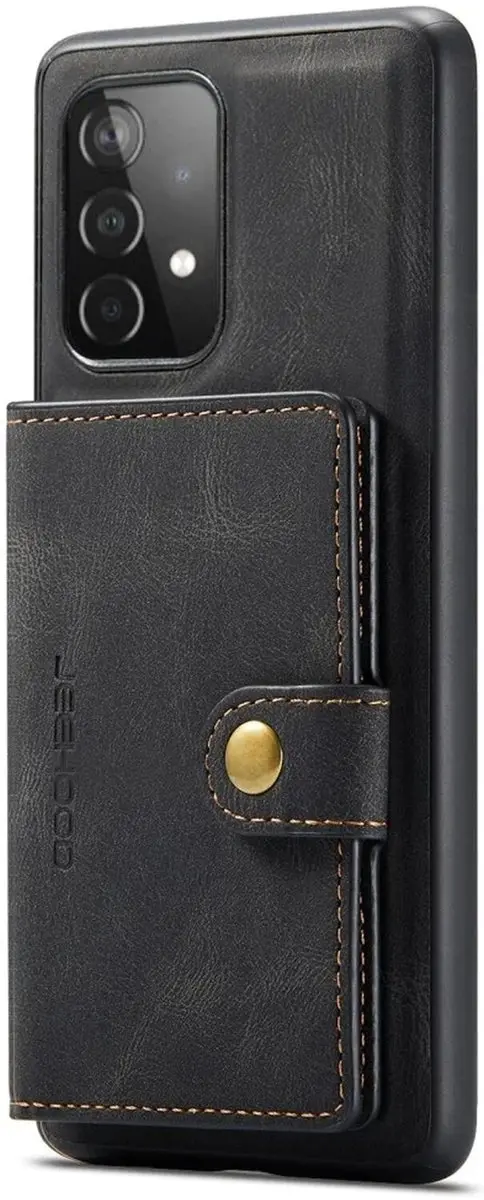 Caseme JH-01 Hoesje Samsung Galaxy A32 5G - Pasjeshouder Zwart - afbeelding 6 van 6